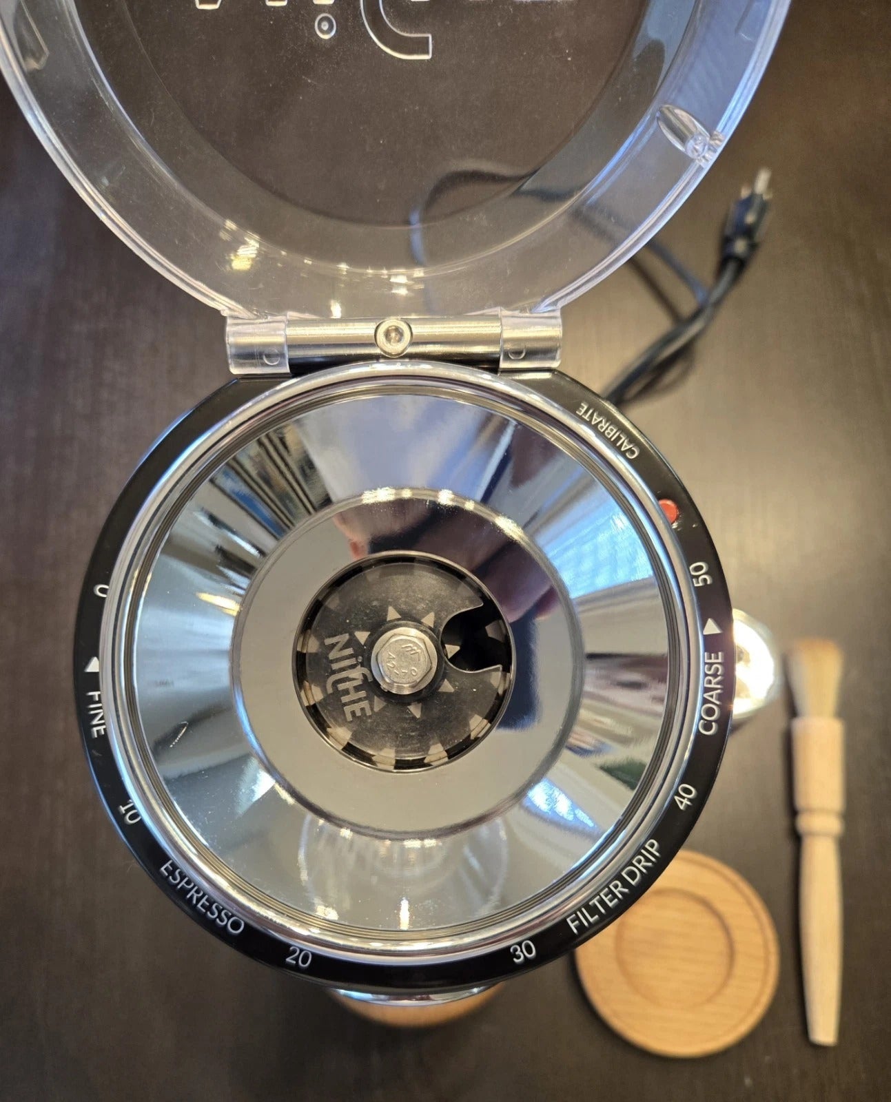 Niche Zero Conical Burr Coffee Grinder – Black – Premium Single-Dose Grinder (US Model)