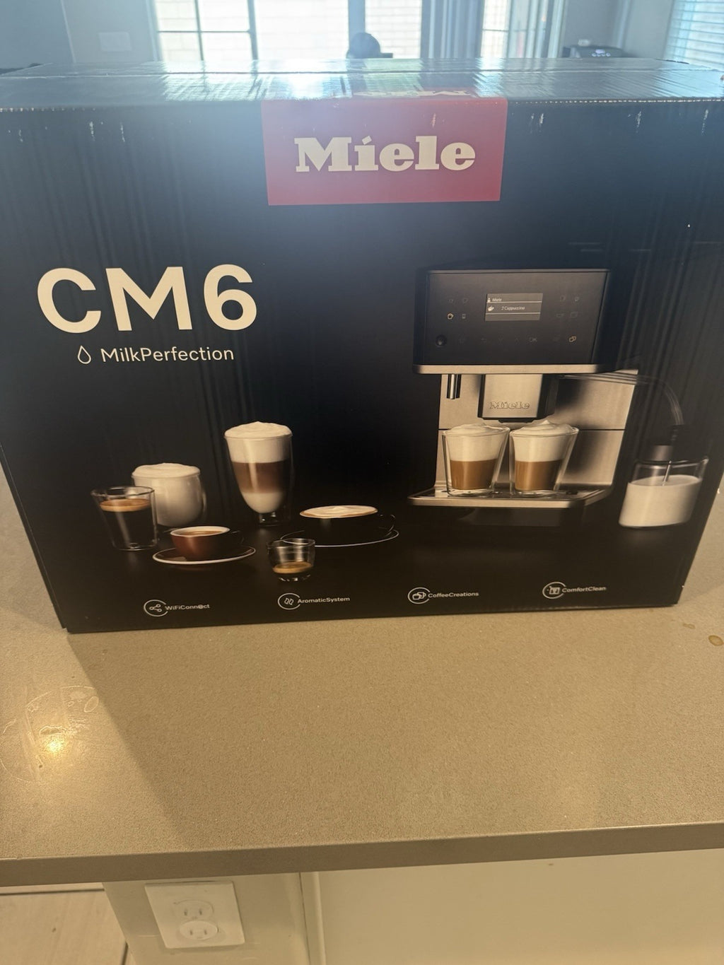 Miele CM6160 MilkPerfection Coffee Machine – Brand New, Factory Sealed, Automatic Espresso Maker