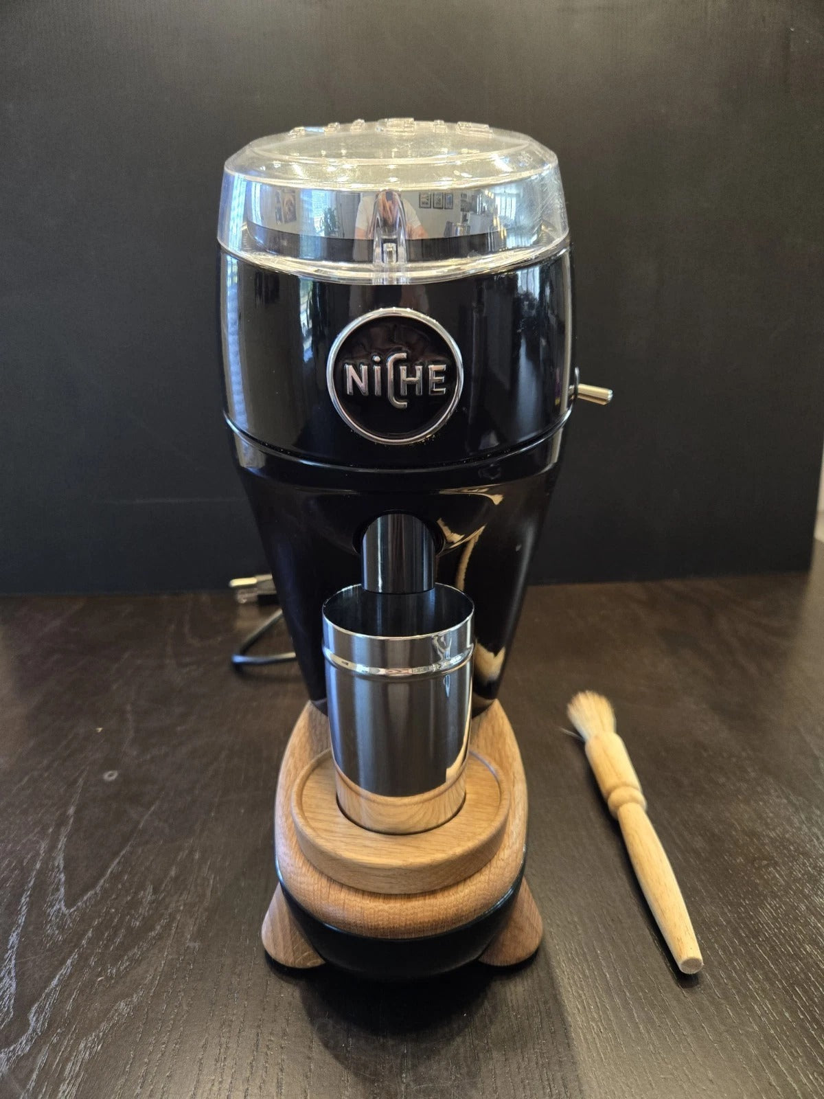 Niche Zero Conical Burr Coffee Grinder – Black – Premium Single-Dose Grinder (US Model)